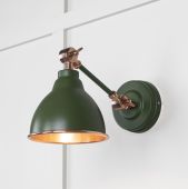 49714SH From the Anvil Smooth Copper Brindley Wall Light in Heath