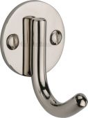 V1064-PNF Heritage Brass Single Robe Hook Polished Nickel Finish