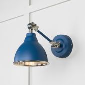 49715SU From the Anvil Smooth Nickel Brindley Wall Light in Upstream