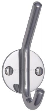 Click Here To Enlarge This Photo Of V1065-PC Heritage Brass Hat & Coat Hook Polished Chrome Finish