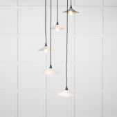 49726SBI From the Anvil Smooth Copper Flora Cluster Pendant in Birch