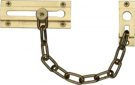 V1070-PB Heritage Brass Door Chain Polished Brass Finish