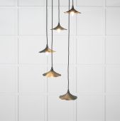 49726SDI From the Anvil Smooth Copper Flora Cluster Pendant in Dingle
