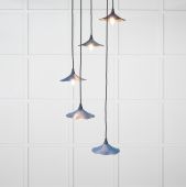 49726SU From the Anvil Smooth Copper Flora Cluster Pendant in Upstream