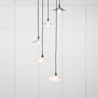 Click Here To Enlarge This Photo Of 49727SBI From the Anvil Smooth Nickel Flora Cluster Pendant in Birch