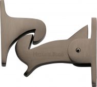 V1074-MB Heritage Brass Door Holder Gravity Design Matt Bronze Finish