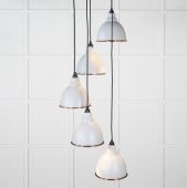 49736SBI From the Anvil Smooth Copper Brindley Cluster Pendant in Birch