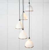 49736STE From the Anvil Smooth Copper Brindley Cluster Pendant in Teasel