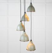 49736STU From the Anvil Smooth Copper Brindley Cluster Pendant in Tump