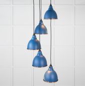49736SU From the Anvil Smooth Copper Brindley Cluster Pendant in Upstream