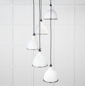 49737SF From the Anvil Smooth Nickel Brindley Cluster Pendant in Flock