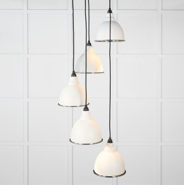 Click Here To Enlarge This Photo Of 49737STE From the Anvil Smooth Nickel Brindley Cluster Pendant in Teasel