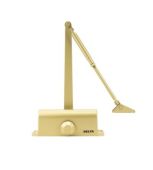 ZDC003-GE - Zoo Hardware Gold Size 3 Fixed Power Budget Door Closer with Arm and body (P.A Braket Inc)