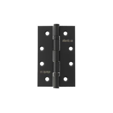 Click Here To Enlarge This Photo Of Atlantic - AH42525MB Slim Knuckle Ball Bearing Hinges 4″ x 2.5″ x 2.5mm – Matt Black