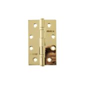Atlantic - AH42525PB Slim Knuckle Ball Bearing Hinges 4″ x 2.5″ x 2.5mm – Polished Brass
