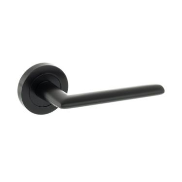 Click Here To Enlarge This Photo Of Atlantic - S43RMB STATUS 'Alabama' Lever on Round Rose – Matt Black