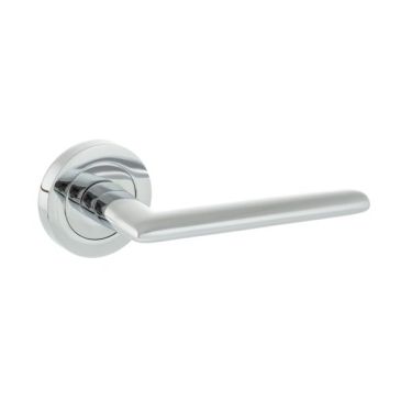 Click Here To Enlarge This Photo Of Atlantic - S43RPC STATUS 'Alabama' Lever on Round Rose – Polished Chrome