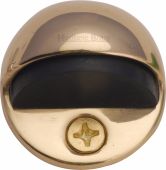 V1080-PB Heritage Brass Shielded Door Stop Polished Brass Finish
