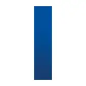 AR624B Hoppe Arrone 350mm x 75mm Finger Plate - (Nylon) Cobalt Blue - 50004062