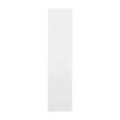 AR624B Hoppe Arrone 350mm x 75mm Finger Plate - (Nylon) Diamond White - 50004086