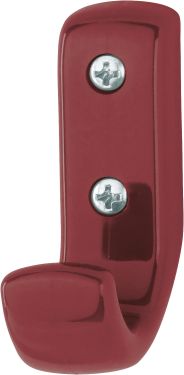 Click Here To Enlarge This Photo Of K676 (AR618) Hoppe Arrone Single Coat Hook - (Nylon) Claret - 537587