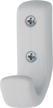 Click Here To Enlarge This Photo Of K676 (AR618) Hoppe Arrone Single Coat Hook - (Nylon) Dove Grey - 584277