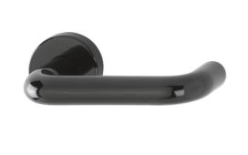 K138/15K (AR600/20) Hoppe Arrone Lever on 6mm Rose - (Nylon) Black - 568864