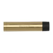 V1081 64-SB Heritage Brass Cylindrical Door Stop without Rose 64mm (75mm projection inc buffer) Satin Brass Finish