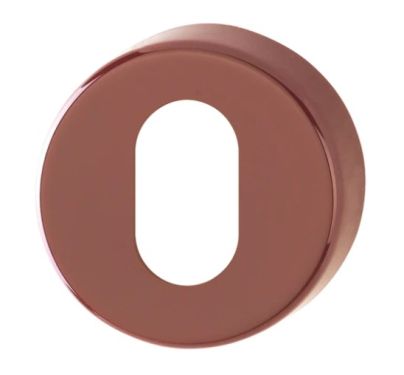 Click Here To Enlarge This Photo Of K15S (AR600/28) Hoppe Arrone Oval Profile Escutcheon - (Nylon) Claret - 623426