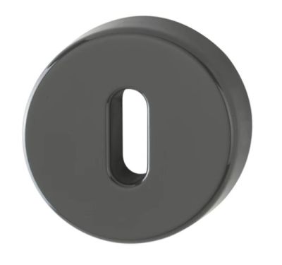 Click Here To Enlarge This Photo Of K15S (AR600/26) Hoppe Arrone Standard Key Escutcheon - (Nylon) Anthracite Grey - 3414735