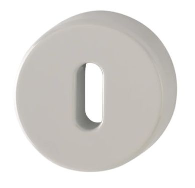 Click Here To Enlarge This Photo Of K15S (AR600/26) Hoppe Arrone Standard Key Escutcheon - (Nylon) Dove Grey - 570973