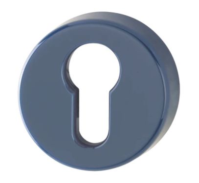 Click Here To Enlarge This Photo Of K15S (AR600/27) Hoppe Arrone Euro Profile Escutcheon - (Nylon) Midnight Blue - 584024