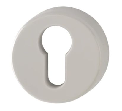 Click Here To Enlarge This Photo Of K15S (AR600/27) Hoppe Arrone Euro Profile Escutcheon - (Nylon) Dove Grey - 570980