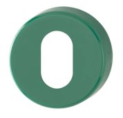 K15S (AR600/28) Hoppe Arrone Oval Profile Escutcheon - (Nylon) Green - 623402
