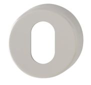 K15S (AR600/28) Hoppe Arrone Oval Profile Escutcheon - (Nylon) Dove Grey - 623488