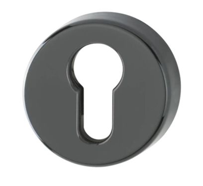 Click Here To Enlarge This Photo Of K15S (AR600/27) Hoppe Arrone Euro Profile Escutcheon - (Nylon) Black - 568895