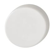 K15S (AR600/30) Hoppe Arrone Blank Escutcheon - (Nylon) Diamond White - 570959