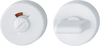 K15S (AR600/29) Hoppe Arrone Bathroom Turn & Release - (Nylon) Diamond White - 623600