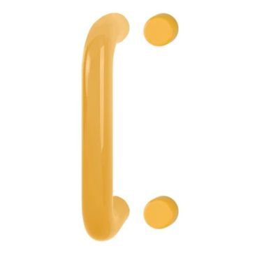 Click Here To Enlarge This Photo Of AR602/220BF Hoppe D' Handle Ø 34mm x 220mm Centres Pull Handle Bolt Fix - (Nylon) Yellow