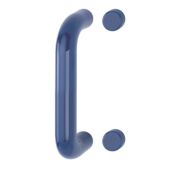 AR602/220BF Hoppe D' Handle Ø 34mm x 220mm Centres Pull Handle Bolt Fix - (Nylon) Cobalt Blue