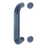 AR602/220BF Hoppe D' Handle Ø 34mm x 220mm Centres Pull Handle Bolt Fix - (Nylon) Midnght Blue