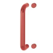 AR602/300BF Hoppe D' Handle Ø 34mm x 300mm Centres Pull Handle Bolt Fix - (Nylon) Red