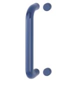 AR602/300BF Hoppe D' Handle Ø 34mm x 300mm Centres Pull Handle Bolt Fix - (Nylon) Cobalt Blue