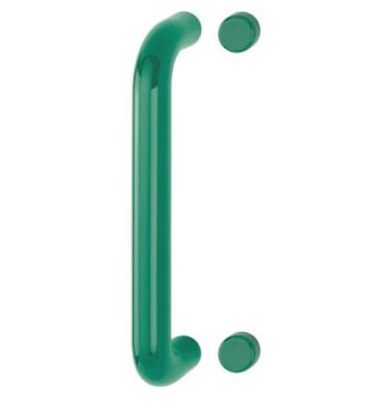 Click Here To Enlarge This Photo Of AR602/300BF Hoppe D' Handle Ø 34mm x 300mm Centres Pull Handle Bolt Fix - (Nylon) Green