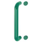 AR602/300BF Hoppe D' Handle Ø 34mm x 300mm Centres Pull Handle Bolt Fix - (Nylon) Green