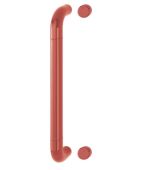 AR602/425BF Hoppe D' Handle Ø 34mm x 425mm Centres Pull Handle Bolt Fix - (Nylon) Red