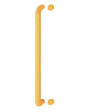 Click Here To Enlarge This Photo Of AR602/600BF Hoppe D' Handle Ø 34mm x 600mm Centres Pull Handle Bolt Fix - (Nylon) Yellow