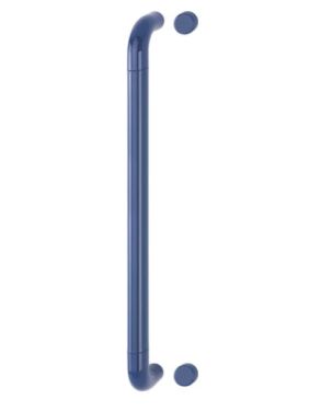 Click Here To Enlarge This Photo Of AR602/600BF Hoppe D' Handle Ø 34mm x 600mm Centres Pull Handle Bolt Fix - (Nylon) Cobalt Blue