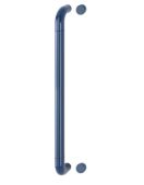 AR602/600BF Hoppe D' Handle Ø 34mm x 600mm Centres Pull Handle Bolt Fix - (Nylon) Midnght Blue