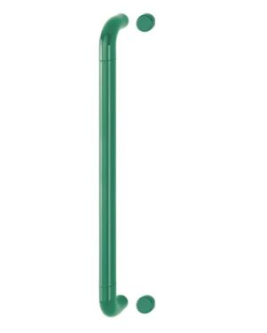 Click Here To Enlarge This Photo Of AR602/600BF Hoppe D' Handle Ø 34mm x 600mm Centres Pull Handle Bolt Fix - (Nylon) Green